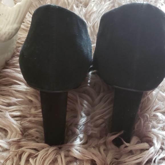 Halston Laurel Studded Suede Pumps - Picture 4 of 8